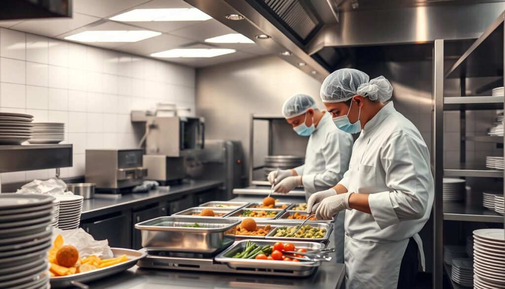 Dawat Catering Kolkata's clean, modern kitchen facilities